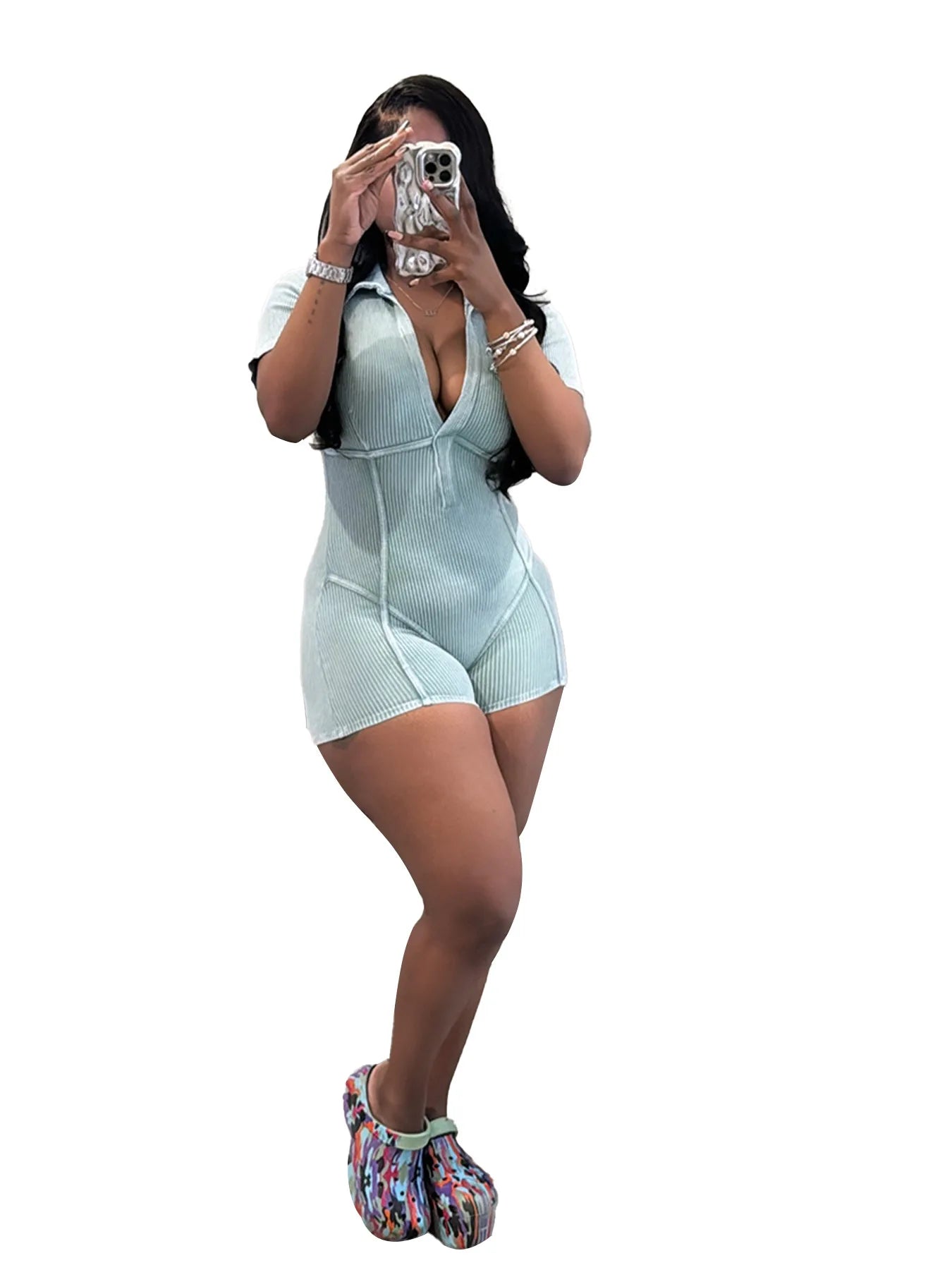 New Arrivals Women's Jumpsuits & Playsuits V Neck Upscale Knitted Skinny Jumpsuits Playsuits